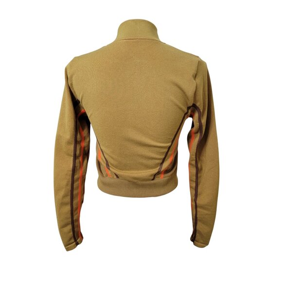 Fabletics Unsized Opal Seamless Half Zip Top in Warm Olive/Multi - Picture 5 of 12